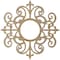 Ekena Millwork Dijon Wood Fretwork Pierced Ceiling Medallion, Hickory, 40"OD x 13"ID x 1/4"T CMWP40X40X0250DIHI - alternate 3
